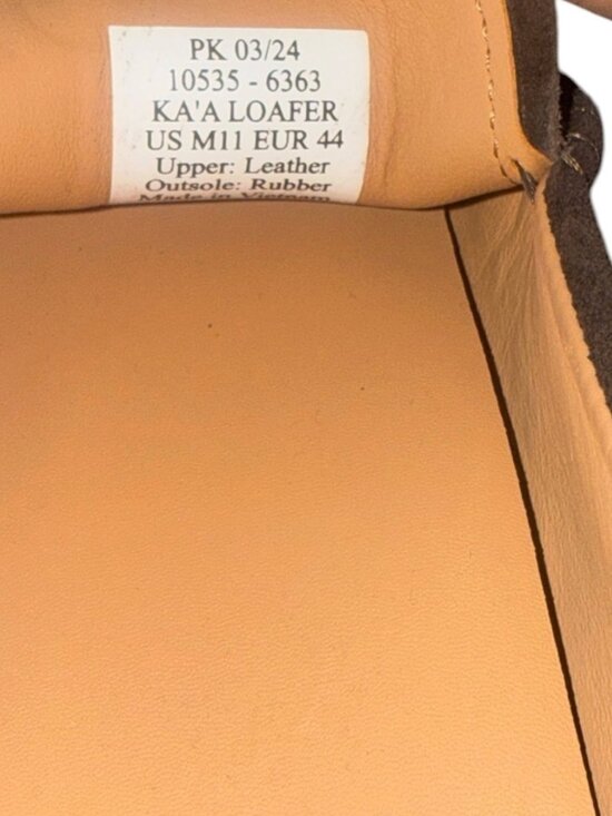 NEW $180 OluKai Men\'s Size 11 Ka’A Loafers Dark Brown Suede Leather SlipOn Shoes